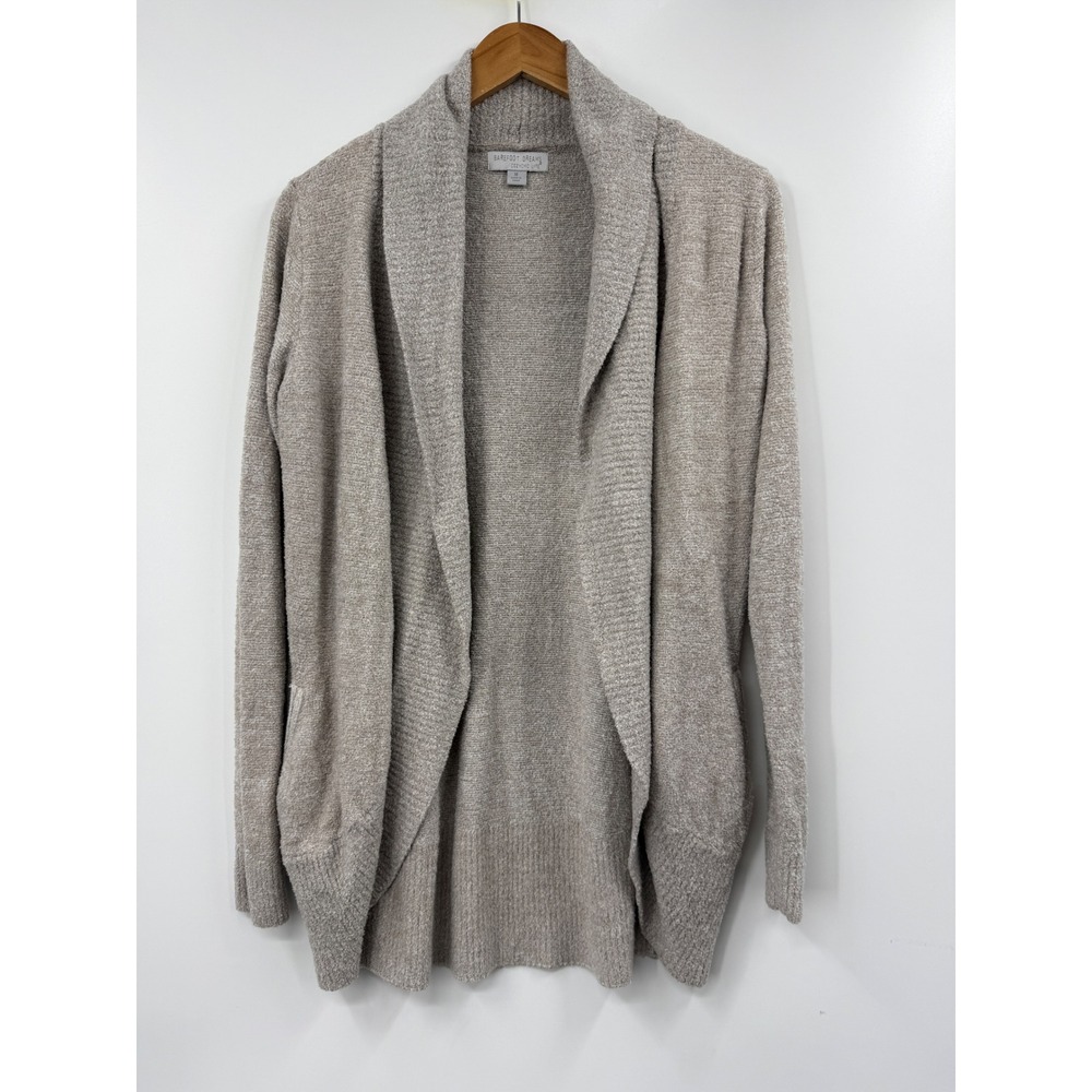 Barefoot Dreams CozyChic Lite Cardigan Shawl Collar Open Front Women's M